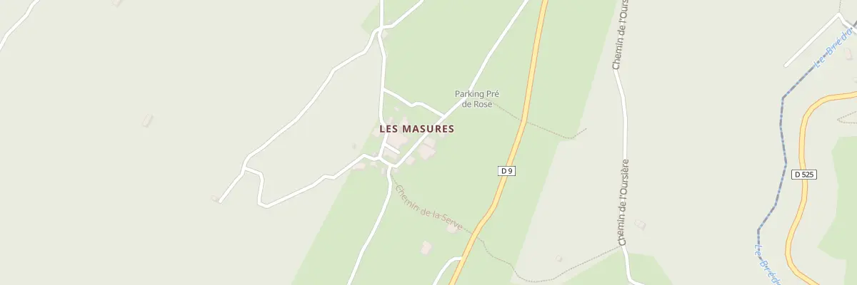 Plan du 5 Rte des Masures au Moutaret