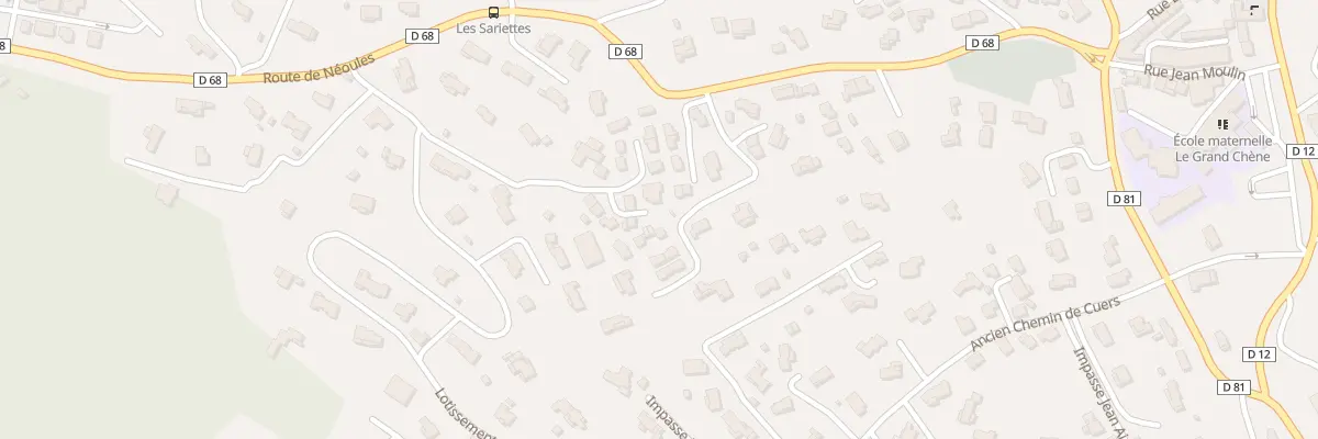 Plan du 4 Che des Bories à Rocbaron