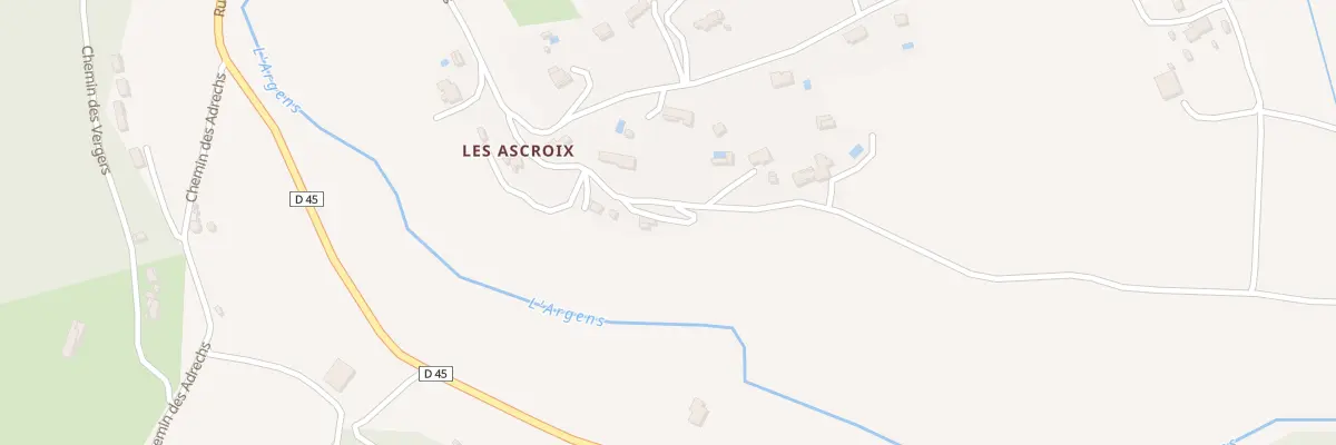 Plan du 5566 Les Ascroix à Correns