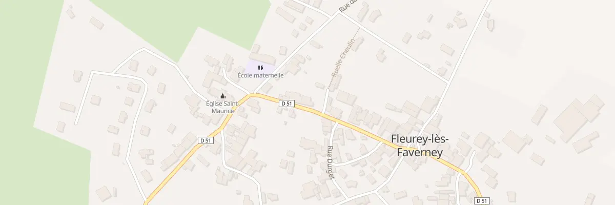 Plan du 5 Gr Grande Rue à Fleurey-lès-Faverney