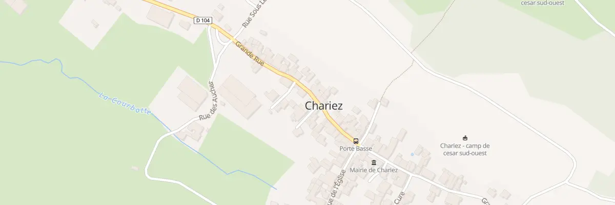 Plan du 12 Gr Grande Rue à Chariez