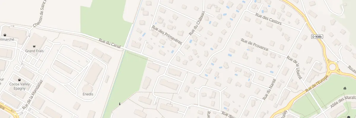 Plan du 229E Rue du Château à Epagny Metz-Tessy