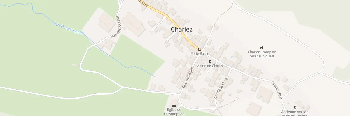 Plan du 10 Rue de l’Eglise à Chariez