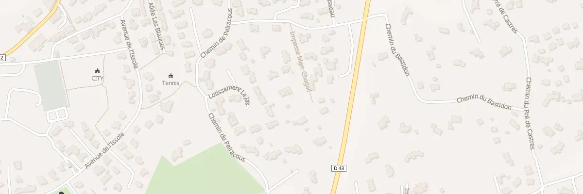 Plan du 5439 Le Jas à Forcalqueiret