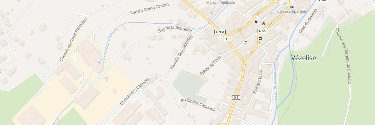 Plan du 9001 Rue du Plain à Vézelise