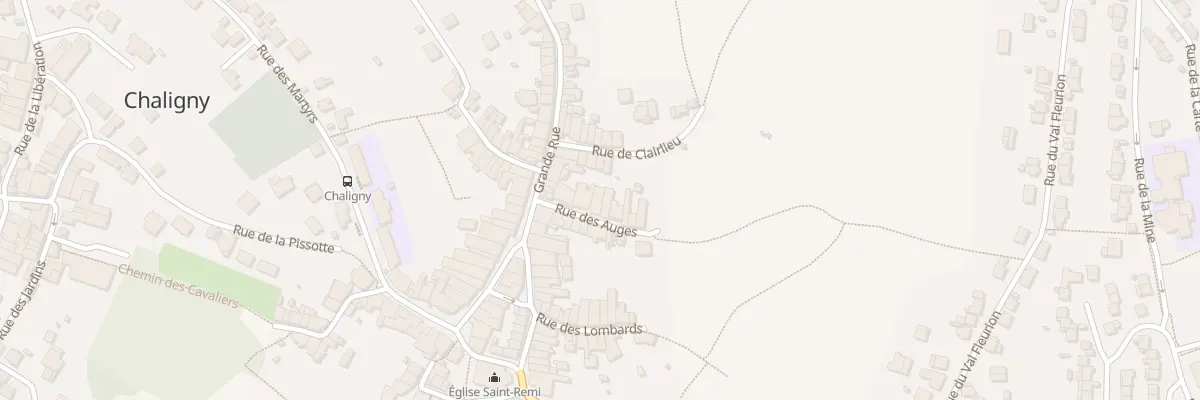 Plan du 7 Rue des Auges à Chaligny