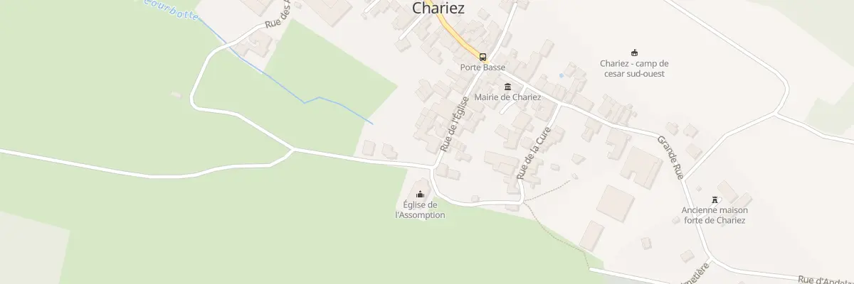 Plan du 16 Rue de l’Eglise à Chariez