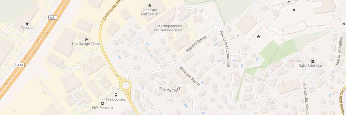 Plan du 11 Rue des Sports à Annecy