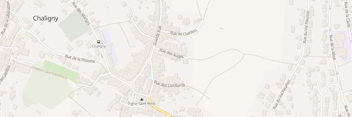 Plan du 10 Rue des Auges à Chaligny