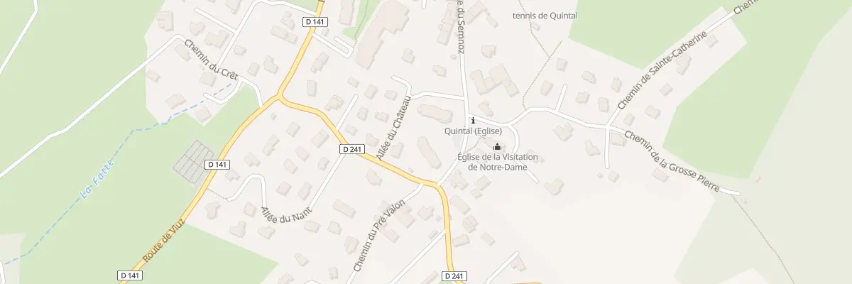 Plan du 412 Rte du Semnoz à Quintal