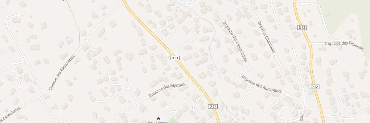 Plan du 456C Rte de Gareoult à Rocbaron