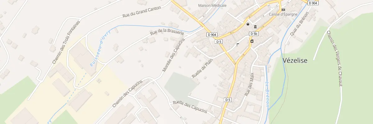 Plan du 4 Rue du Plain à Vézelise