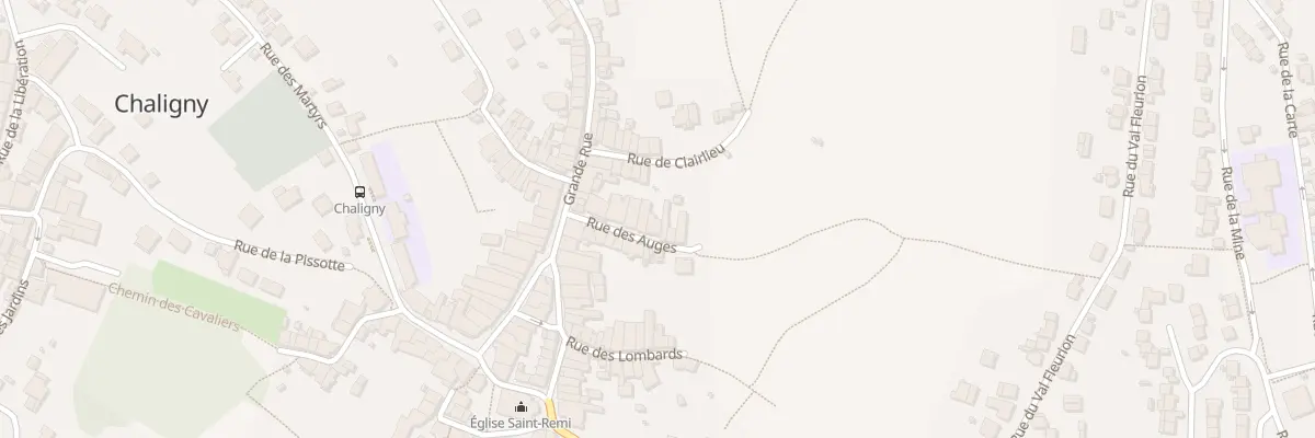 Plan du 11 Rue des Auges à Chaligny