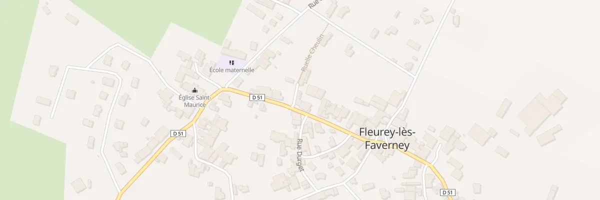 Plan du 7 Gr Grande Rue à Fleurey-lès-Faverney