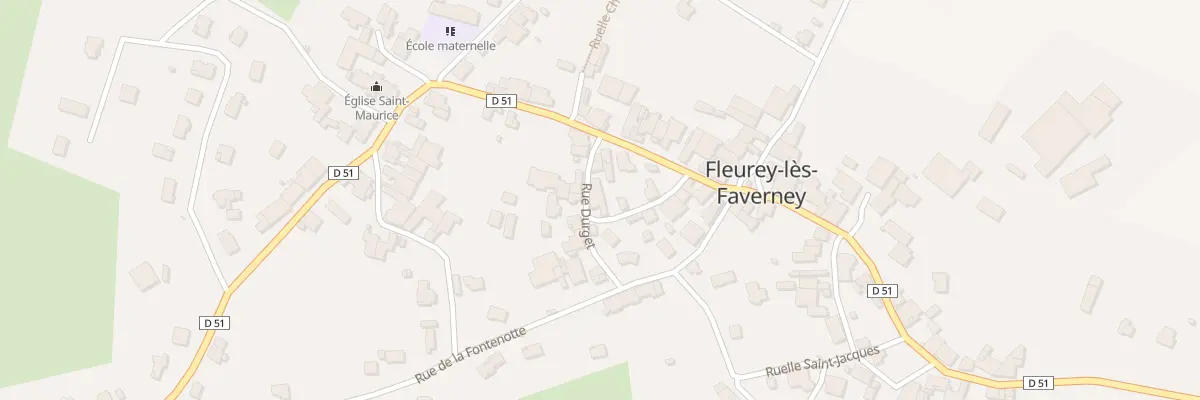 Plan du 2 Rue des Veuves à Fleurey-lès-Faverney