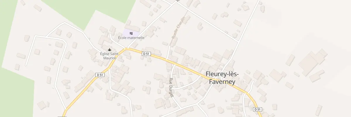Plan du 9 Grande Rue à Fleurey-lès-Faverney