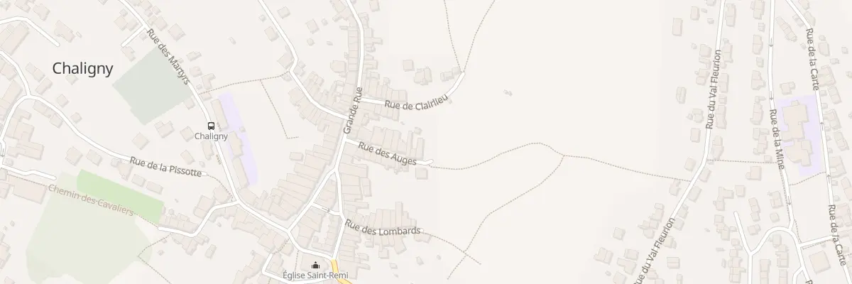 Plan du 15B Rue des Auges à Chaligny