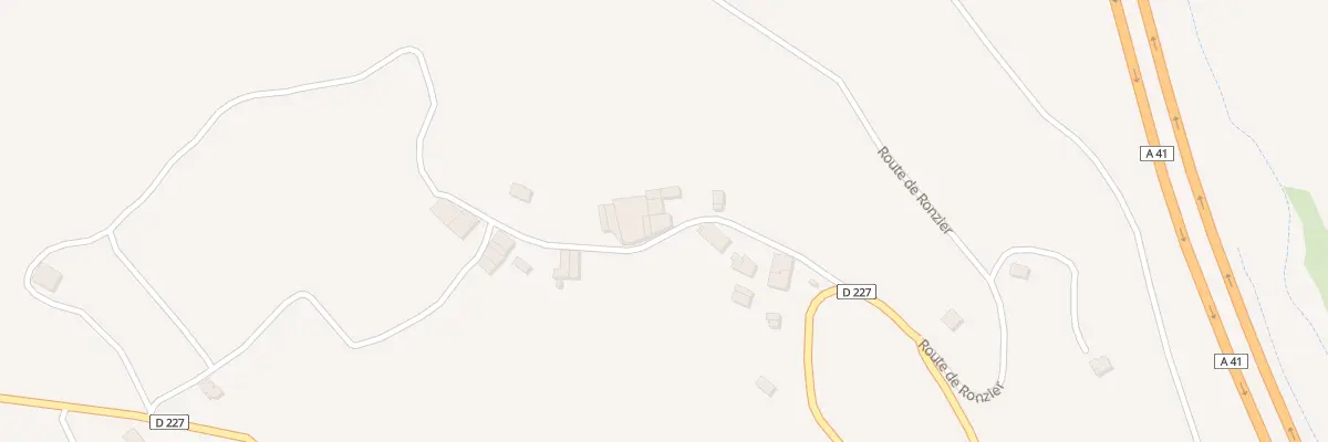 Plan du 132 Rte de Ronzier à Cruseilles
