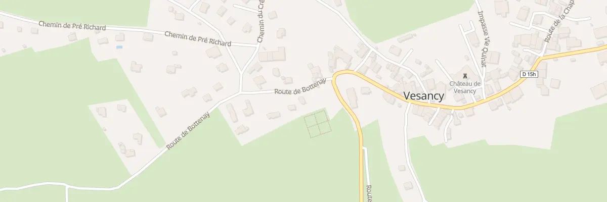 Plan du 71 Rte de Bottenay à Vesancy