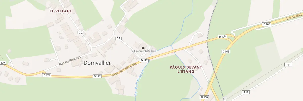 Plan du 4 Rte de l’Aéroport à Domvallier