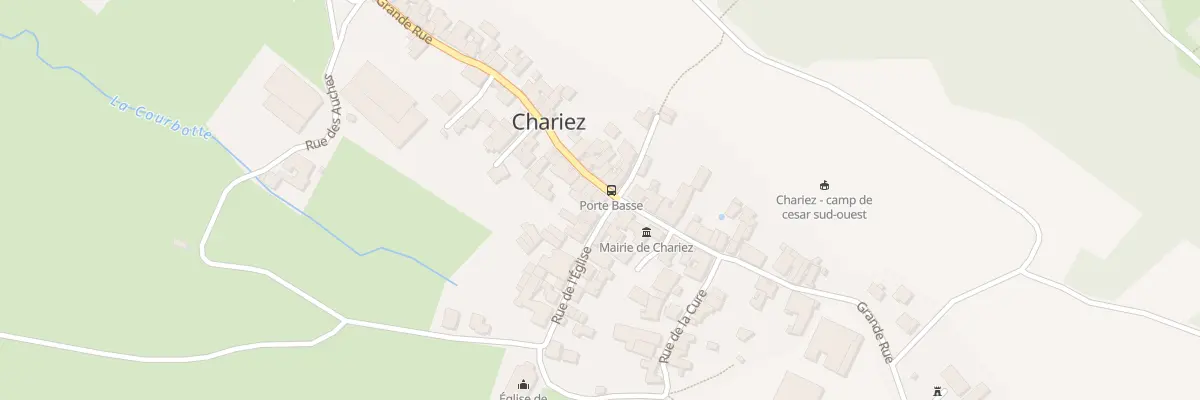 Plan du 2 Rue de l’Eglise à Chariez