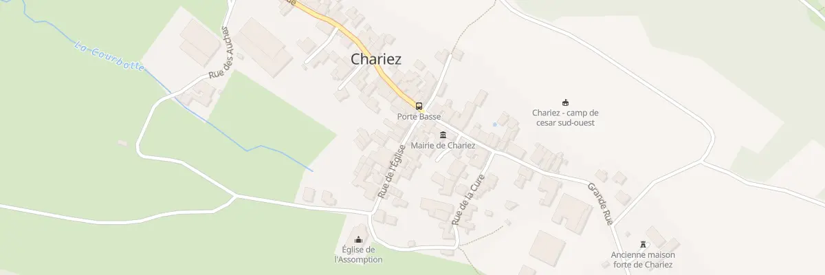 Plan du 1 Rue de l’Eglise à Chariez
