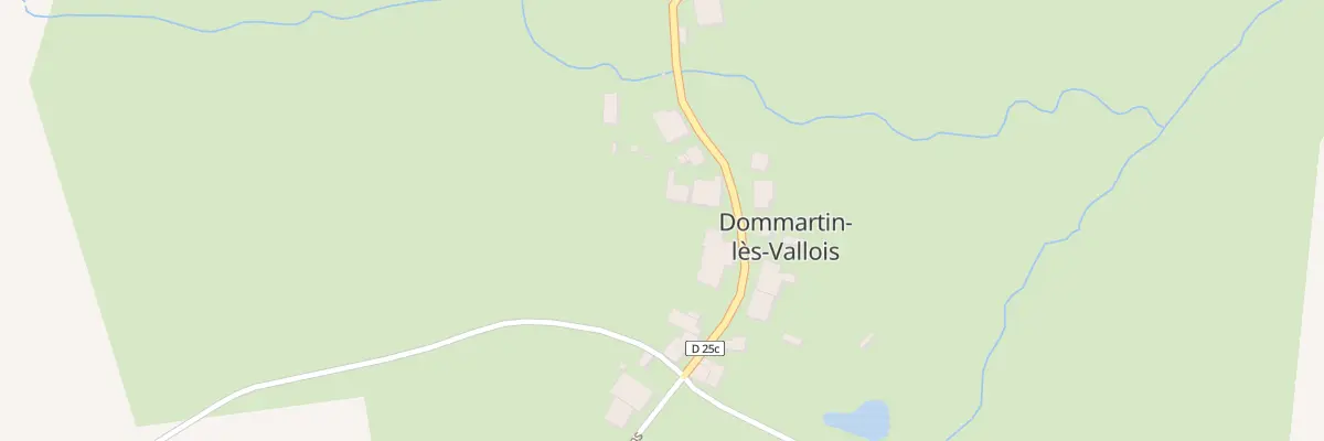 Plan du 75B Rue Saint-martin à Dommartin-lès-Vallois