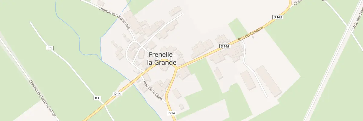 Plan du 91 Rue du Calvaire à Frenelle-la-Grande