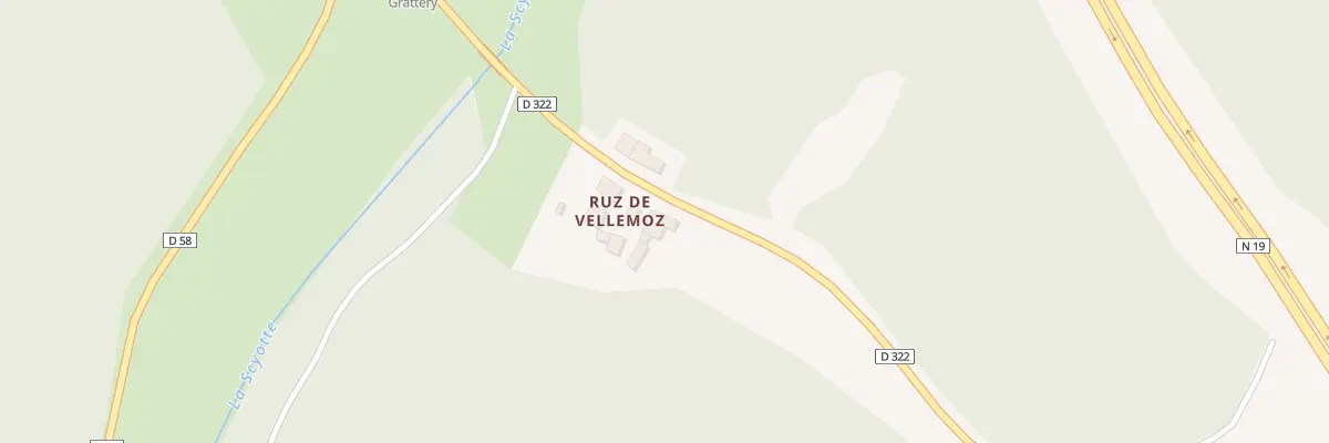 Plan du 157 Ruz de Vellemoz à Grattery