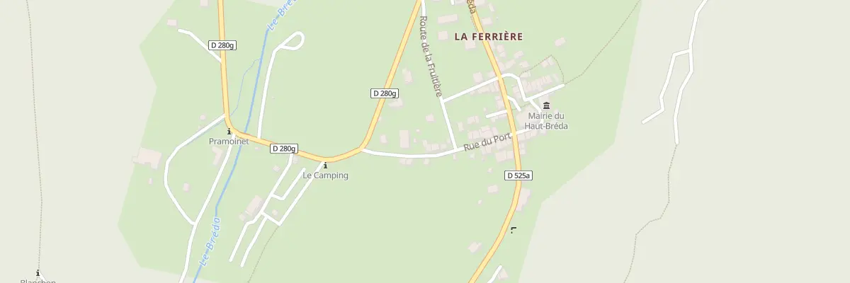 Plan du 100 Rue du Port au Haut-Bréda