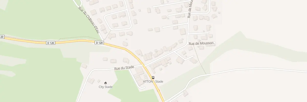 Plan du 7 Rue de Mousson à Atton
