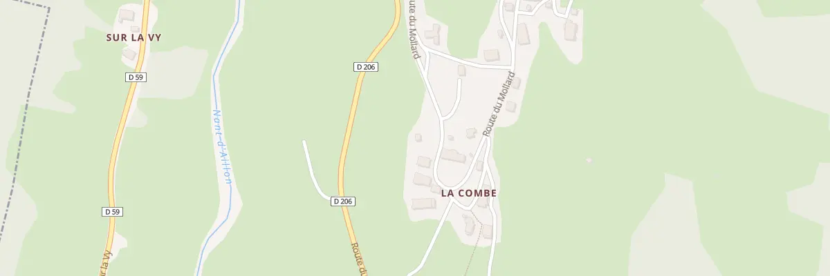 Plan du 5155F Sous la Combe à Aillon-le-Vieux