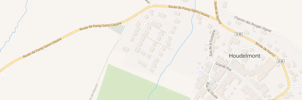 Plan du 29 Rue de la Lougeotte à Houdelmont