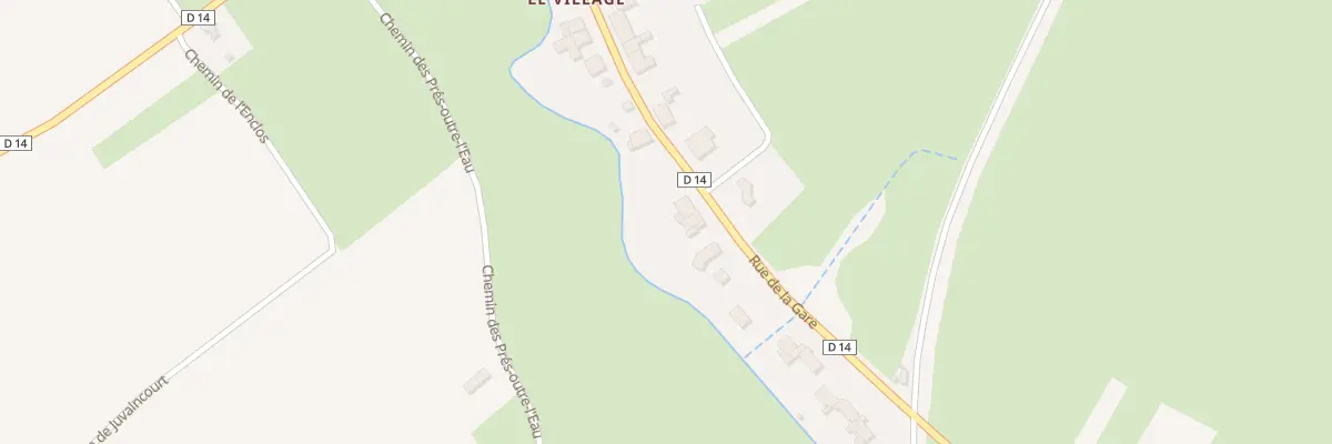 Plan du 340 Rue de la Gare à Frenelle-la-Grande