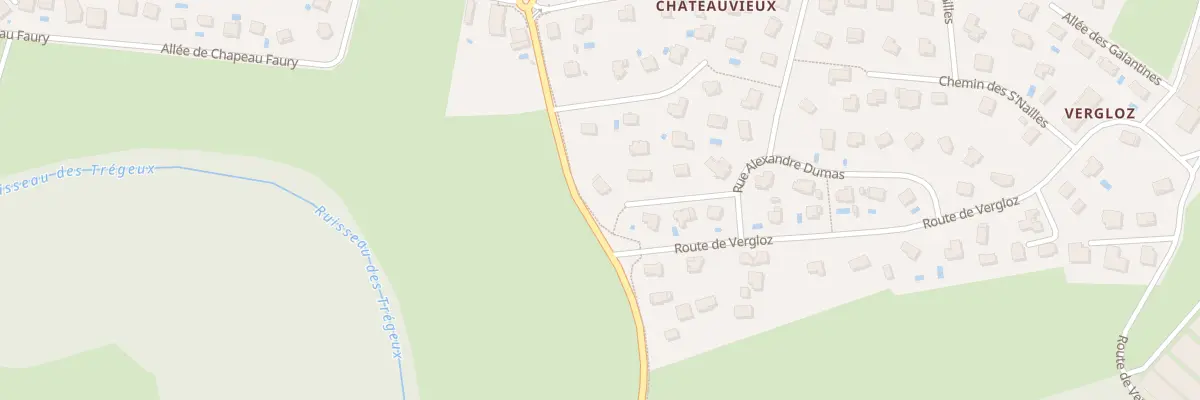 Plan du 8 All Chateaubriand à Annecy