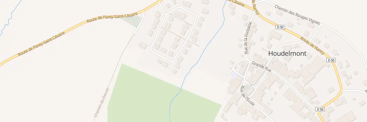 Plan du 20 Rue de la Lougeotte à Houdelmont