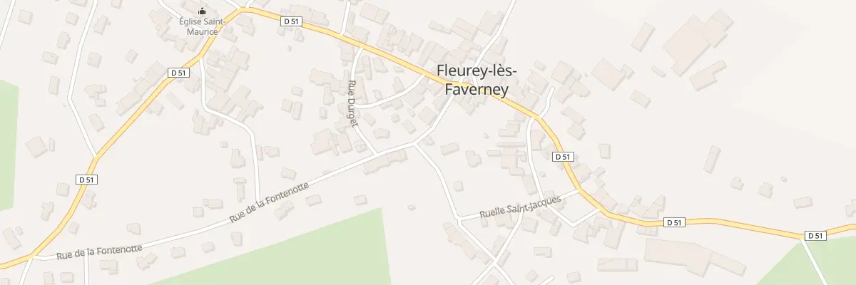 Plan du 3 Rue de la Fontenotte à Fleurey-lès-Faverney