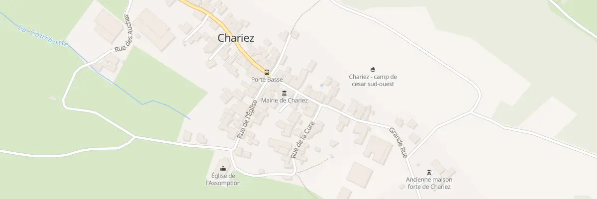 Plan du 40 Gr Grande Rue à Chariez