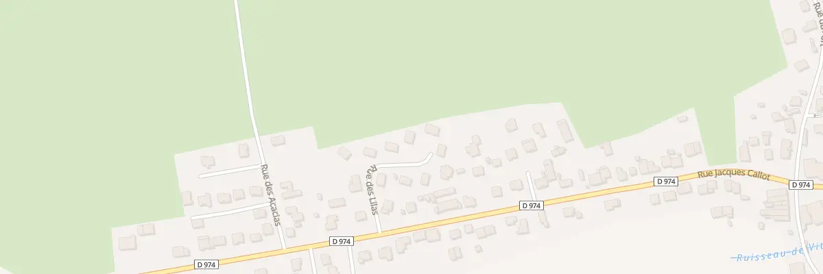 Plan du 11 Rue des Lilas à Bainville-sur-Madon