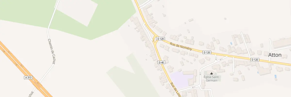 Plan du 20 Rue de Loisy à Atton