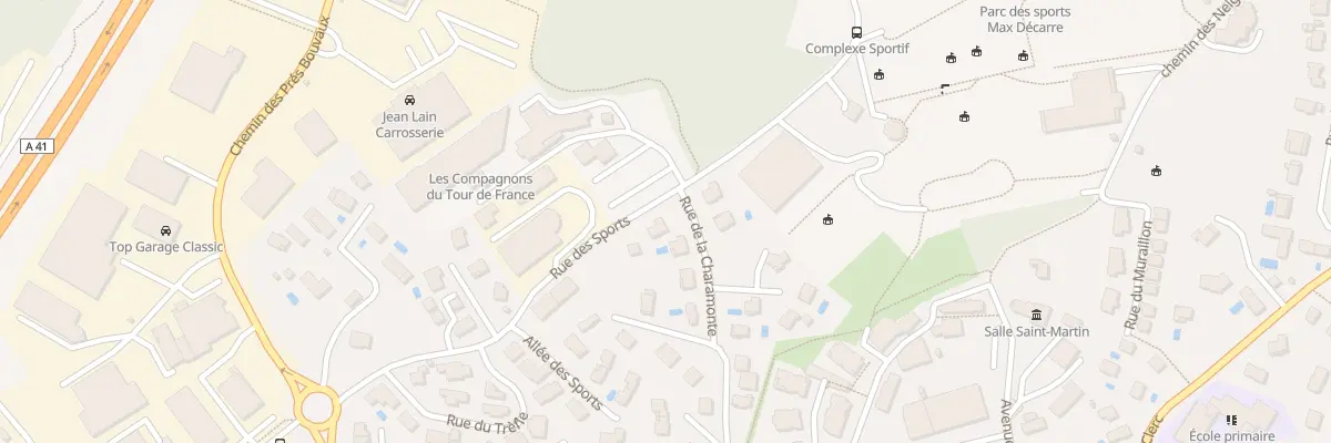Plan du 2 Rue de la Charamonte à Annecy