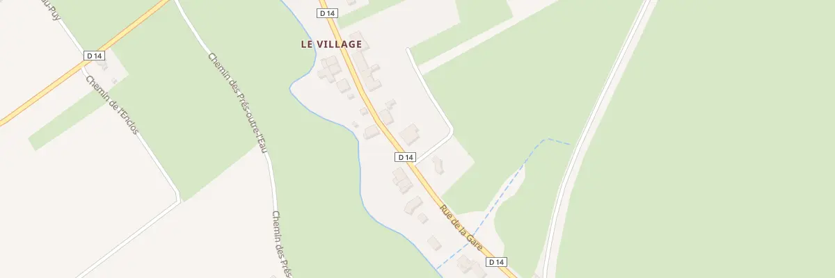 Plan du 301 Rue de la Gare à Frenelle-la-Grande