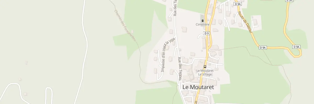 Plan du 2 Imp d’En Haut La Ville au Moutaret