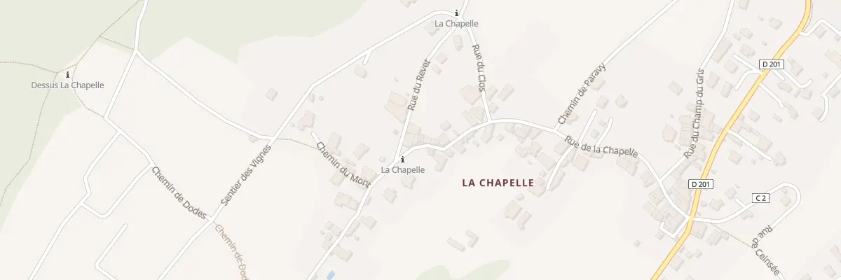 Plan du 376 Rue de la Chapelle à Cruet