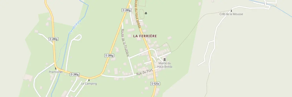 Plan du 10 Che du Vorza au Haut-Bréda