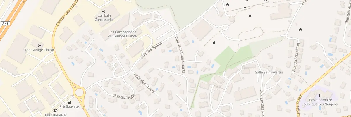 Plan du 6 Rue de la Charamonte à Annecy