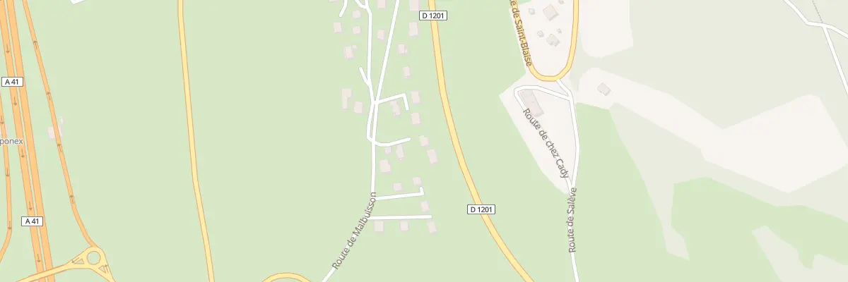 Plan du 452 Rte de Malbuisson à Copponex