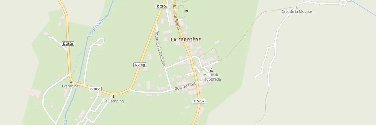 Plan du 18 Che du Vorza au Haut-Bréda