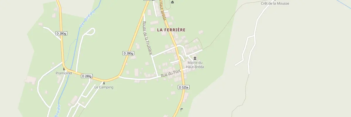 Plan du 840 Rte du Haut-Bréda au Haut-Bréda