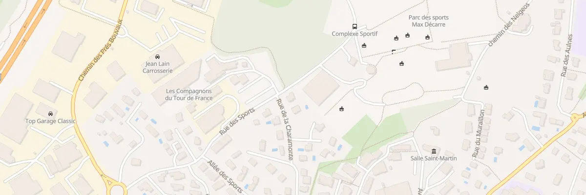 Plan du 1 Rue de la Charamonte à Annecy